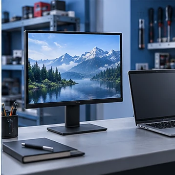 Иллюстрация монитора для страницы Lenovo