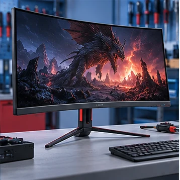Иллюстрация монитора для страницы MSI