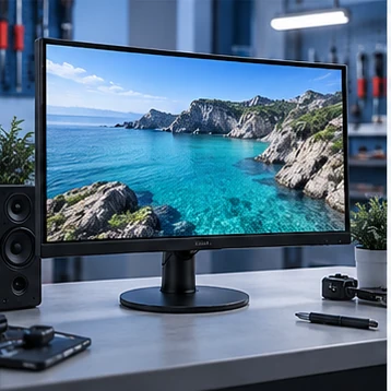 Иллюстрация монитора для страницы Philips